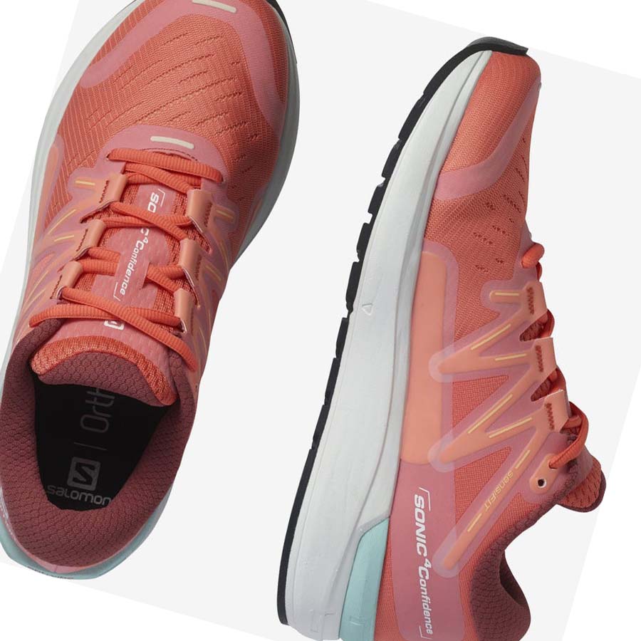 Salomon SONIC 4 Confidence Kadın Koşu Ayakkabısı Pembe | TR 2725LIS